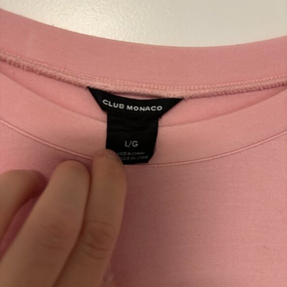 Club Monaco Pink Sweater - Picture 3 of 3